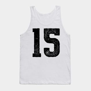 Rough Number 15 Tank Top